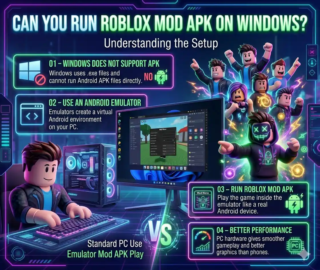 Roblox MOD APK for PC