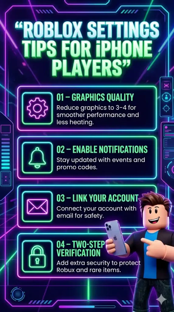 Roblox Settings Tips for iPhone Players 1