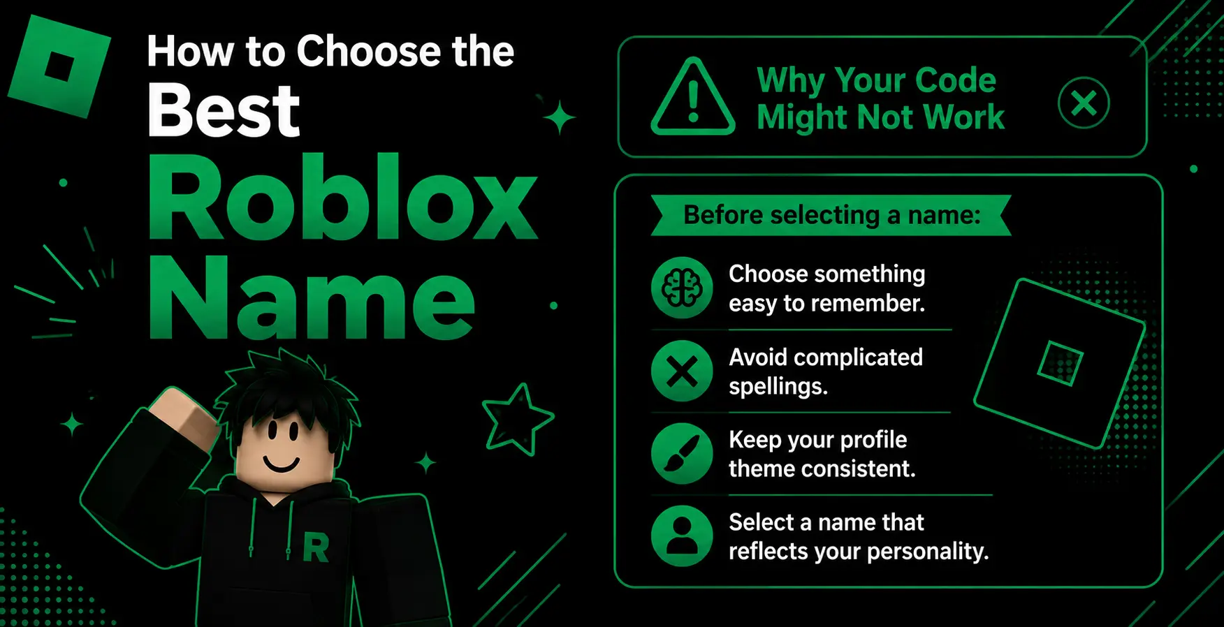 How to Choose the Best Roblox Name